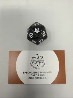 Foundations Bundle Oversized Dice D20 Glitter Spindown MTG Magic Gathering WOE - Image 1