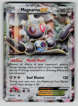 Magearna EX XY175 Holo Promo XY Promo Pokemon HP dmg - Image 1