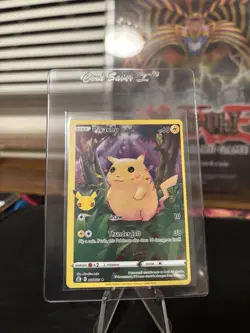 Pokemon Pikachu Holo Rare Celebrations 005/025 Fat Art NM Offcenter Error OC - Image 1