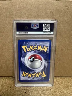 Blaine's Moltres 1/132 1st Edition Holo Pokemon Gym Heroes PSA 7 Swirl - Image 2