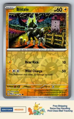 Blitzle - #062/182 - SV04: Paradox Rift - Pokemon TCG - Image 1