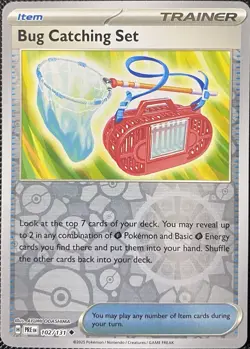 Bug Catching Set 102/131 Prismatic Evolutions Reverse Holo - Pokemon Card - Image 1