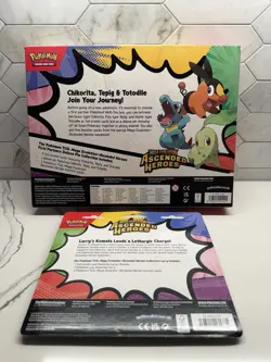 Pokemon Acended Heroes Deluxe Pin Collection Mega Evolution And 2 Pack Blister - Image 2
