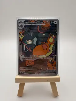 Team Rocket's Raticate 202/182 Destined Rivals Illustration Rare Pokemon TCG NM - Image 1