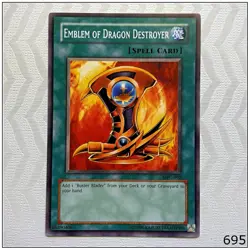 Emblem of Dragon Destroyer - MFC-090 - Common Unlimited Yugioh - Image 1