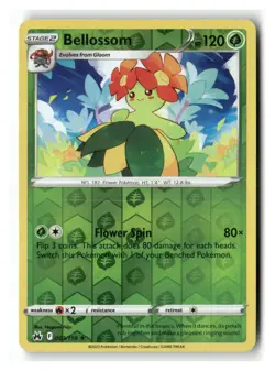 Bellossom 003/159 Rare Crown Zenith Pokemon Reverse Holo Near Mint - Image 1