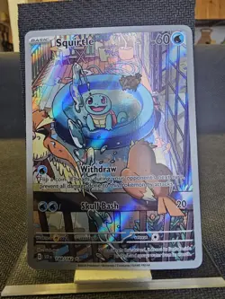 🇨🇦 Pokemon Squirtle 148/142 Sv07 Stellar Crown Holo NM++ GEM Unplayed - Image 1