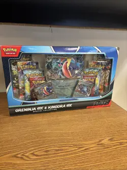 Pokemon Greninja EX and Kingdra EX Special Collection Box – Sealed – Brand New - Image 1