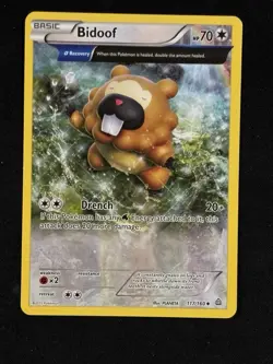 Pokemon - Bidoof 117/160 - Primal Clash Non Holo - LP - Image 1