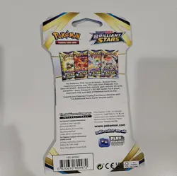 Pokemon TCG Sword & Shield Brilliant Stars Sleeved Booster Shaymin - 18 Pack Lot 820650809972 - Image 3
