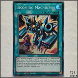Incoming Machine! - ROTA-EN050 - Super Rare 1st Edition Yugioh - Image 1
