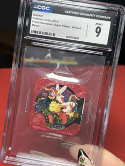 Blaziken Pokemon Tretta 2014 Master 04-03-A CGC Mint 9 HP 176 ATK 162 DEF 98 - Image 3