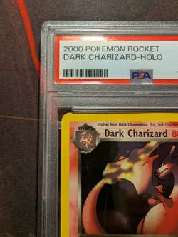 PSA 1.5 Dark Charizard Holo Swirl Team Rocket Unlimited #4/82 Pokemon Low POP - Image 2