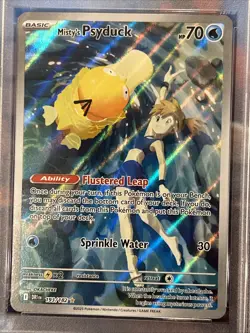 Misty's Psyduck 193/182 Sv10: Destined Rivals Holo PSA 9 RegradeUU Pokemon - Image 2