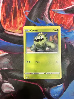 Pokemon Tcg Cacnea Miscut Error 004/072 Shining Fates - Image 1