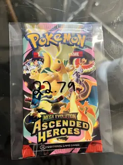 Heavy Pokemon TCG Ascended Heroes Booster Pack 22.79g SEALED ⚡ - Image 1
