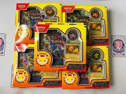 Lot (5) NEW & SEALED Pokemon TCG Celebrations Pokemon Day 2026 Collection Boxes - Image 1