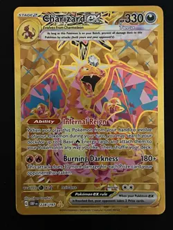 Pokemon TCG Charizard EX #228/197 Sv03: Obsidian Flames NM - Image 1