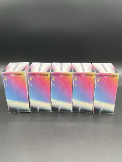 ✅ Pokemon TCG Prismatic Evolutions Lot Booster Bundles (5) & Tech Sticker (1) 💎 - Image 5