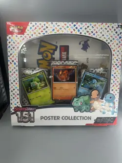 Pokemon TCG Scarlet & Violet - 151 Poster Collection Box - 3 Packs 820650853166 - Image 1