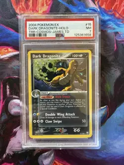 Dark Dragonite 15/109 Pokemon Team Rocket Returns HOLO Graded PSA 7 - Image 1