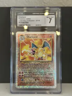 Pokemon TCG Charizard Legendary Collection 3/110 Reverse Holo Rare - Image 3