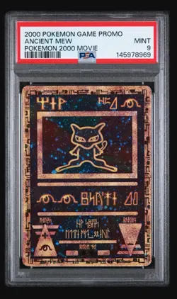 2000 Pokemon Game Promo Pokemon 2000 Movie Ancient Mew PSA 9 - Image 1