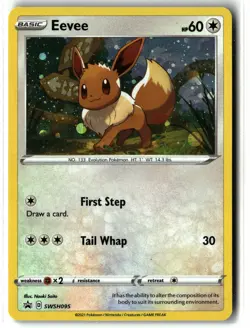 Eevee ⭐ SWSH095 Holo Promo Sword & Shield Promo 2019 Pokemon NM - Image 1