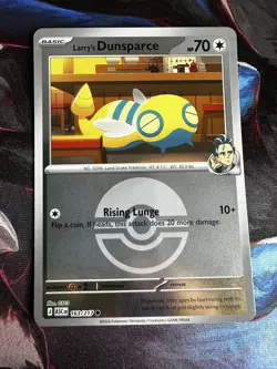 Pokemon TCG Larry's Dunsparce Ascended Heroes 163/217 Reverse Holo - Image 1