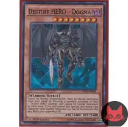 Yugioh Destiny HERO - Dogma DESO-EN011 Super Rare 1st Edition NM - Image 1