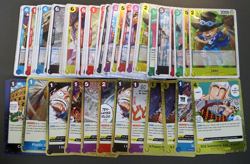 One Piece CCG Rare Super Rare DON!! Alt Art Holo Textured Promo LOT (220) - Image 2