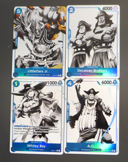 One Piece CCG Rare Super Rare DON!! Alt Art Holo Textured Promo LOT (220) - Image 5