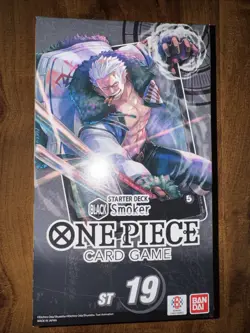 One Piece TCG ST-19 Sealed Starter Deck English Brand New Black Smoker - Image 1