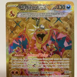 Pokemon TCG Charizard EX Holo Card Sv03: Obsidian Flames 228/197 - Image 2