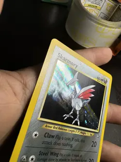 Pokemon Skarmory 13/111 Neo Genesis NM Holo Bleed Rare Card - Image 3