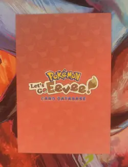 Eevee Mewtwo Poncho - Gold Box Hit Holo - Let's Go Eevee Database - Pokemon Card - Image 2