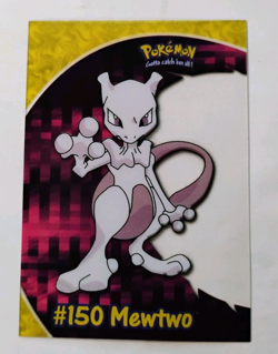 2000 Topps Pokemon #150 Mewtwo PC5 Animation Edition clear card NM - Image 1