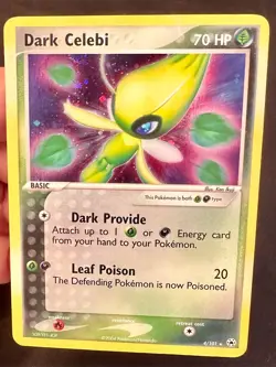 Dark Celebi 4/101 2004 EX Hidden Legends Pokemon Card Nintendo Holo Rare - Lp/Mp - Image 3