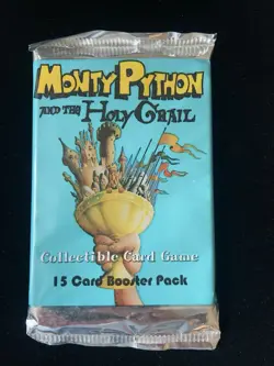 1996 MONTY PYTHON & THE HOLY GRAIL 15 Card Booster Pack CCG Sealed! - Image 1