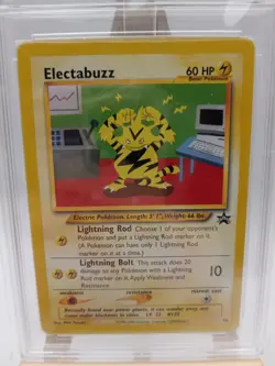 Electabuzz Pokemon Card WOTC Black Star Promo #46 2000 Get Graded 8 Mint Pokemon - Image 2