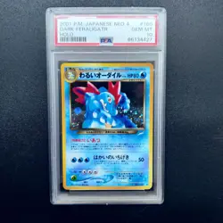 PSA 10 Dark Feraligatr Neo 4 #160 Destiny Japanese Pokemon Card Holo GEM MINT - Image 1