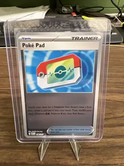 Pokemon TCG Poke Pad Trainer-Item Card 198/217 Holofoil - Image 1