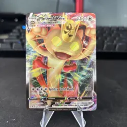 pokemon card Meowth VMAX #SWSH005 - Image 1