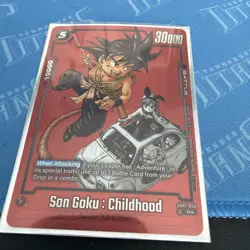 Dragon Ball Super Card Game Fusion World Son Goku : Childhood SB01-053 R Alt Art - Image 1