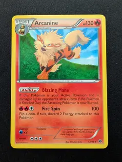 M/NM Pokemon Arcanine Regular Card 12/99 Next Destinies - Image 1