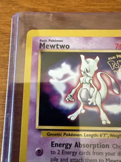 Pokemon Mewtwo Card BLACK STAR PROMO Set #3 Movie WB Stamped! - Image 4