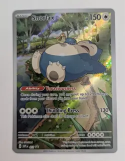 Snorlax 051 Sv: Scarlet & Violet Promo Cards Holo NM Condition - Image 1