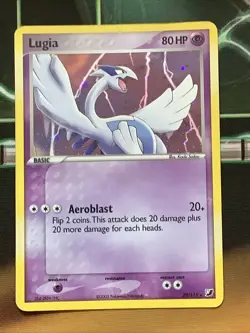 Pokemon Lugia Unseen Forces Holo Card 29/115 Rare 2005 LP Fast Ship - Image 2