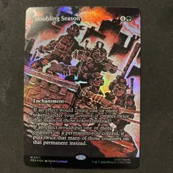 Doubling Season (Borderless Foil) Mythic 0011 MTG Ninja Turtles - Image 1