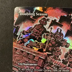 Doubling Season (Borderless Foil) Mythic 0011 MTG Ninja Turtles - Image 3